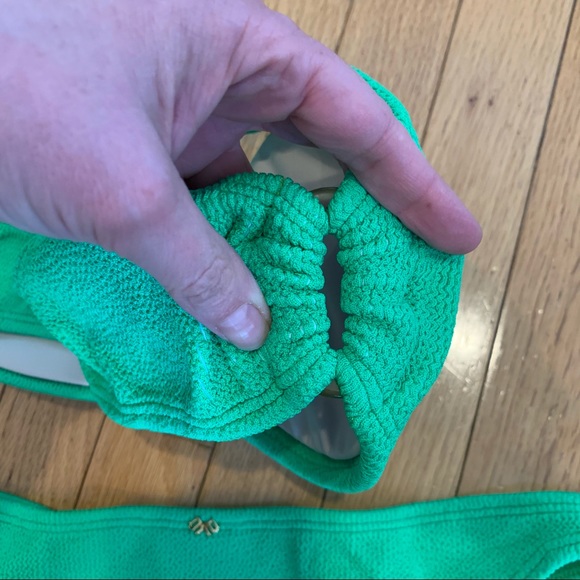 PILYQ -PQ - Kiwi Reef Ring Halter Full Bikini Set - Picture 3 of 9